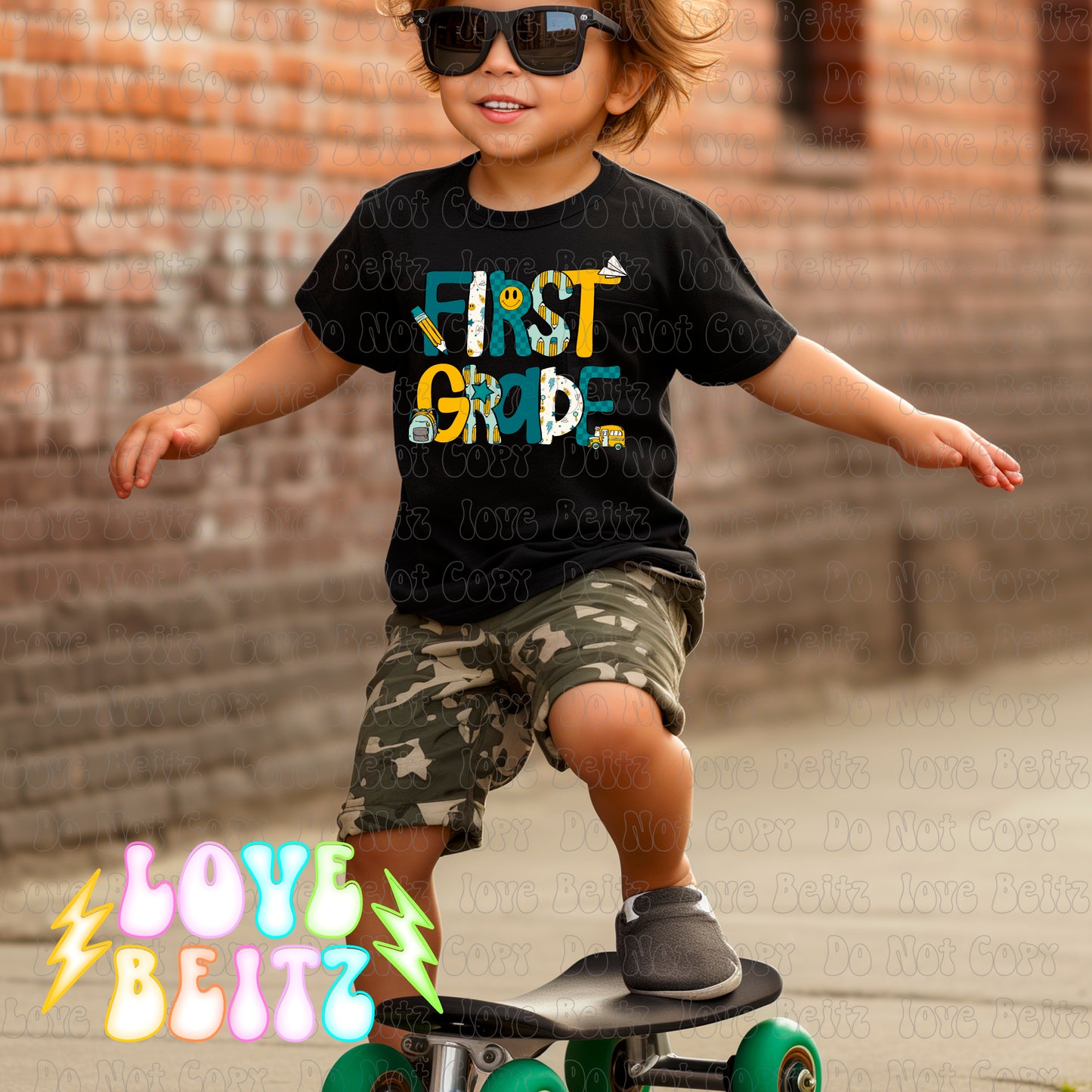 Teal Yellow Grades