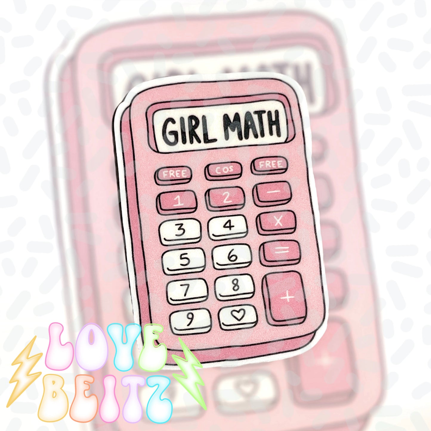 Girl Math Sticker