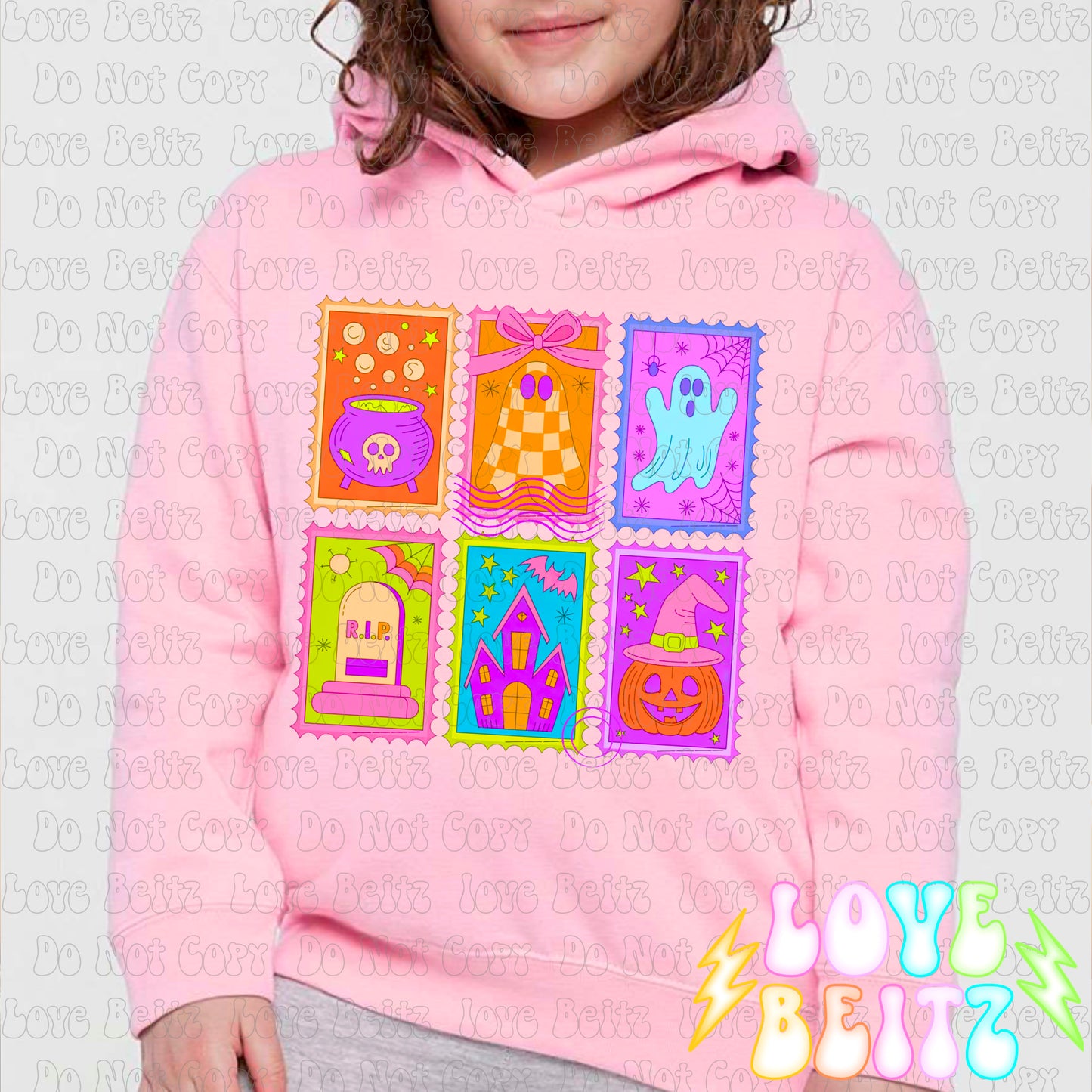 Neon Spooky Stamps Littles