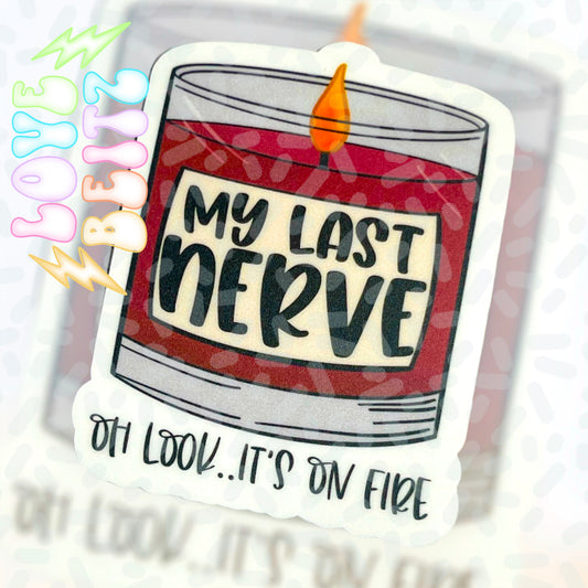 Last Nerve Sticker