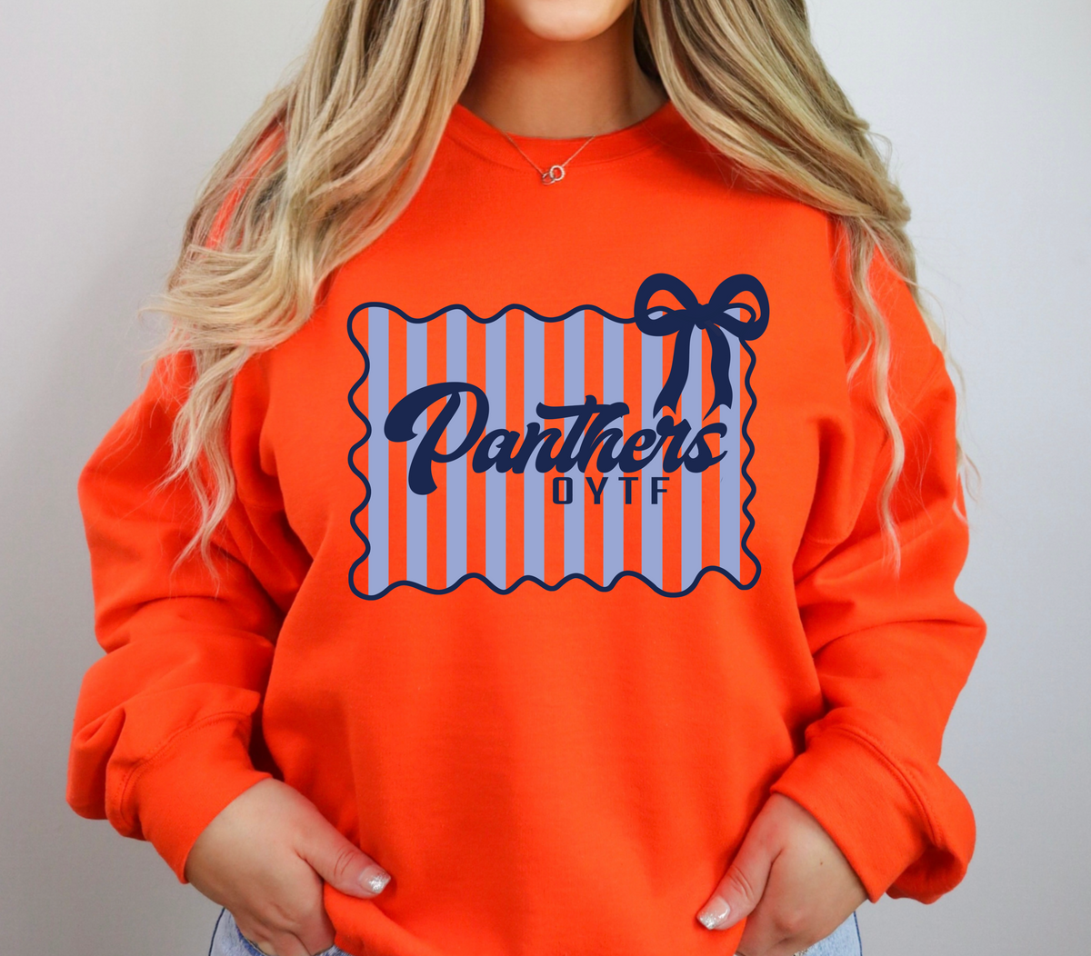 Blue coquette Panthers