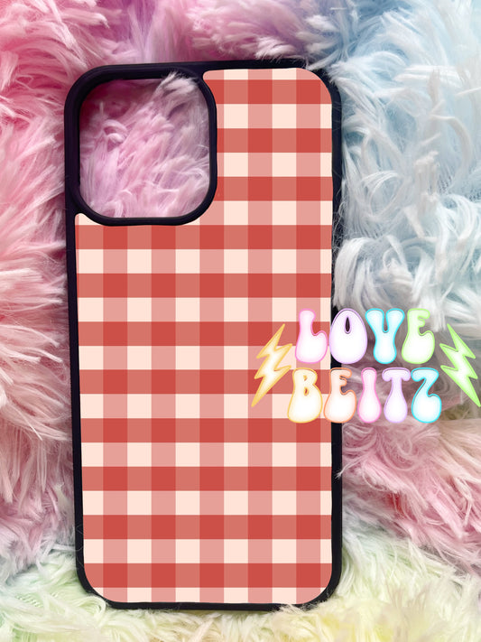 Gingham Red Case