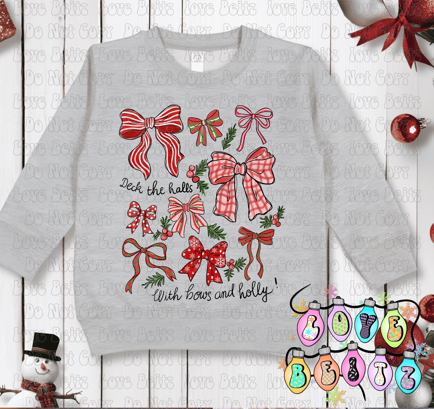 Deck the Halls Bows (Littles)