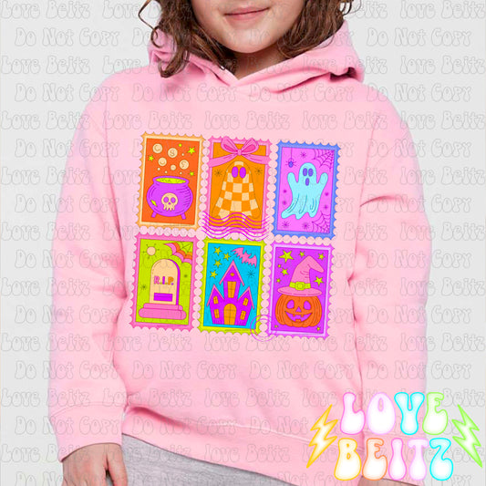 Neon Spooky Stamps Littles