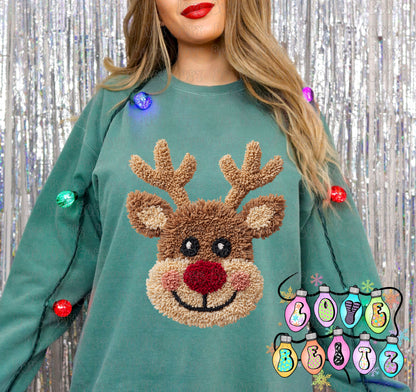 Faux Texture Reindeer