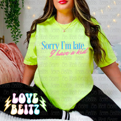 Sorry I’m late
